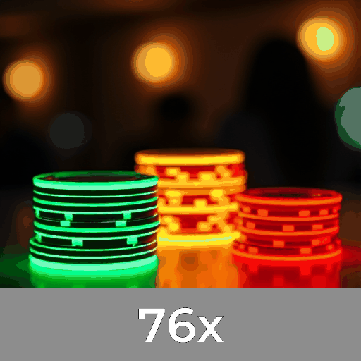 76x: Slots com Prêmios Milionários, Mesa de Jogos e Mais